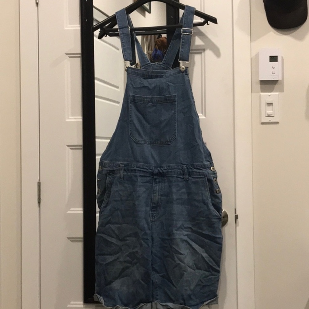 Denim overalls